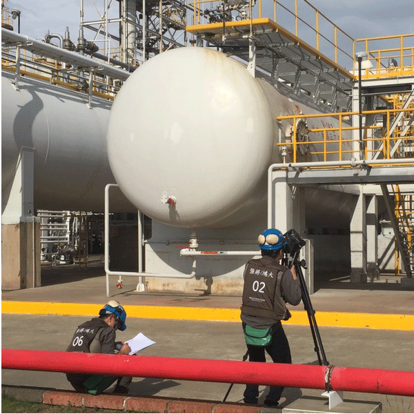 工業性質VOCs氣體洩漏攝像檢測